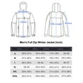 thumbnail image 7 of Little Donkey Andy Men's Lightweight Quilted Puffer Jacket Windproof Thermal Winter Coat with Recycled Insulation Orange L, 7 of 7