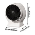 thumbnail image 2 of HIBIBUD 2026 New Portable Space Heater and Thermostat Quickly and Quietly Heating the Indoor Space for Personal Desk Rooms and Homes Heater Battery Powered Heater Cordless Portable Heaters, 2 of 7