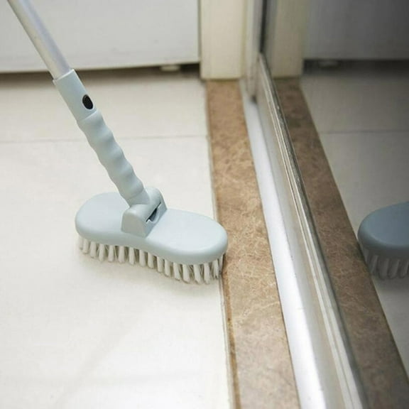 Cleaner Brush Extendable Clean Tool with Hard Bristle Brushes and Telescopic Pole for Bathroom Kitchen