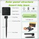 thumbnail image 5 of Aplique de pared para exterior Lámpara de pared para exterior de doble cabezal LED impermeable lámpara de pared con luz cálida para jardín （luz blanca, 10w, 108*300mm, 5 of 5