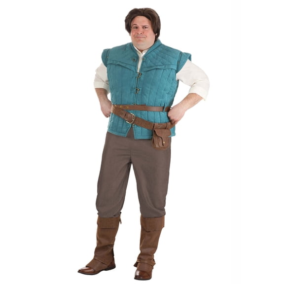 Plus Size Authentic Disney Flynn Rider Costume for Men
