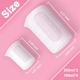 thumbnail image 2 of Juego de 6 tazas medidoras de silicona: 2 tazas de silicona reutilizables de 250 ml, 4 tazas medidoras antiadherentes, tazas mezcladoras de epoxi, 2 of 5