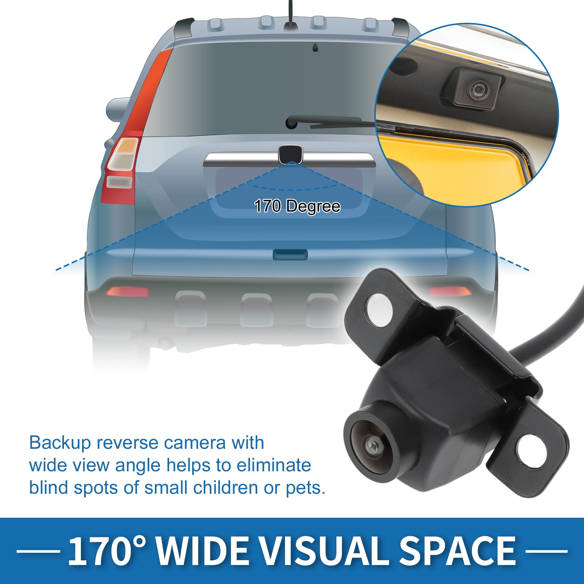 Unique Bargains Rear View Camera for Hyundai Veloster 2012-2017 Backup Camera
