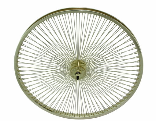 gold 144 spoke bike rims