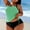 Mint Green, variant on Zorckvet Womens Plus Size Tankini Swimsuits Two Piece Tummy Control Bathing with Shorts Athletic Swimwear
