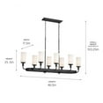 thumbnail image 2 of Kichler Lighting - Vetivene - 8 Light Double Linear Chandelier In Homestead, 2 of 5
