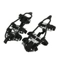 thumbnail image 4 of Crampons d'Escalade, Haute Densité Durable Excellente Traction Neige Glace Crampons en Acier Inoxydable 1 Paire avec Sac de Rangement pour Randonnée pour Extérieur Noir, Argent, 4 of 7