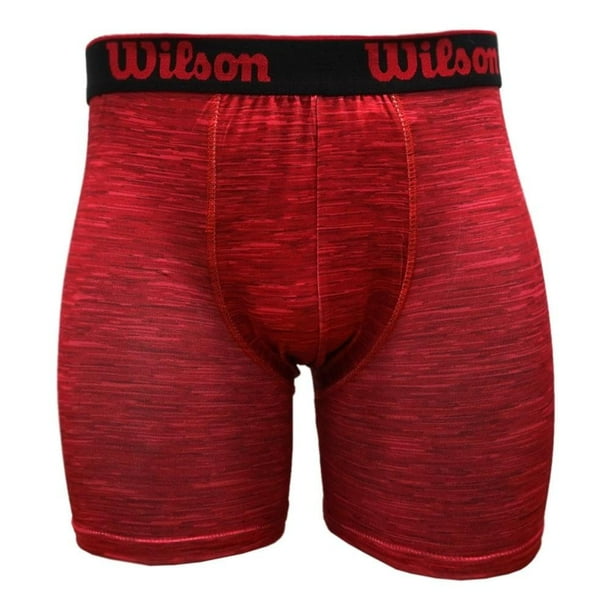 Bóxer Wilson para Hombre, Rojo Estampado Talla G Rojo Talla G
