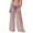 Pink, variant on Turilly Cover Up Pants for Swimwear Women Chiffon Lightweight Sun Protection Beach Pants Wide Leg Bohemian Pants