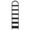 Black, variant on Barara King Bookshelf, Bookcase, Display Standing Shelf,6-Tier Bookshelf, 78.7" Narrow Bookcase Arched Display Shelf,Black
