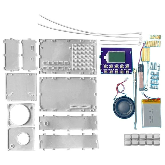 DIY Digital Clock Radio Assembly Kit FM AM SW Receiver for Educational Use
