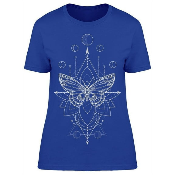 Symmetric Buttefly Triangle Tee Women's -Image by Shutterstock