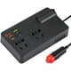 thumbnail image 2 of Car Truck Inverter 12v-24v To 220v With Smart Chip Fast Charging USB Ports And Portable Car Charger Adapter For Laptops, 2 of 3
