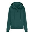 thumbnail image 3 of BangWanChi Hoodies for Women Pullover Women's Fashion Classic Long Sleeved Hooded Pocket Sweatshirt Tops Blouse, 3 of 4