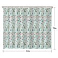 thumbnail image 5 of Light Blue Christmas Tree Pattern Shower Curtain 84"x72" ,Bathroom Decorative Shower Curtains Set with 12 Hooks,Modern Waterproof Washable Shower Curtain, 5 of 6