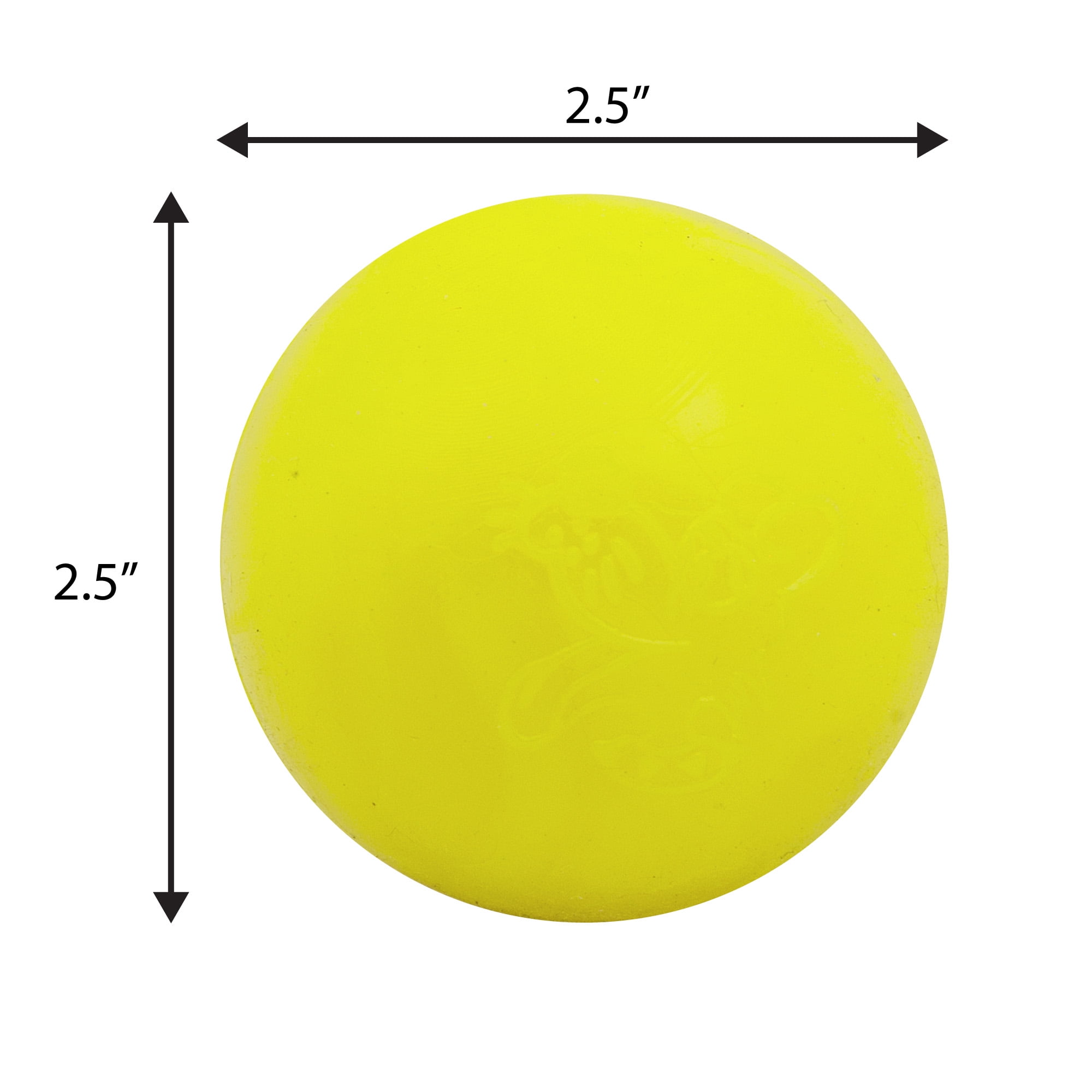 Ruff Dawg Indestructible Retrieving Ball Rubber Dog Toy, Color Varies