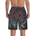 thumbnail image 3 of Kdxio Dreamcatcher Pattern Mens Casual Shorts - Drawstring Summer Beach Sports Shorts for Men, 3 of 5