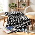 thumbnail image 5 of DIY Doodle Coloring Blanket for Adults, Soft Polyester Flannel Throw with 5ml Markers and Paintbrushes, Interactive Stress Relief Art Kit, Customizable Decorative Blanket for Home Sofa Bed Gift, 5 of 7