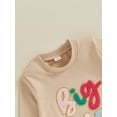 thumbnail image 6 of Suealasg Toddler Baby Girl Sweatshirt 6M 1T 2T 3T Long Sleeve Crew Neck Letters Print Pullover Sweaters Top Kids Girl Spring Winter Clothes, 6 of 7