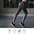 thumbnail image 3 of Pantalones de yoga para mujer, empalme de malla, ajuste reflectante, bolsillo elástico, mallas trans Abanopi Pantalones de yoga para mujer, 3 of 7