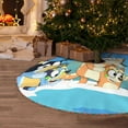 thumbnail image 5 of Defioc Bluey for Christmas Tree Skirt Snowman Xmas Tree Skirt Farmhouse Christmas Decorations Tree Mat for Holiday Party Decor-36", 5 of 6