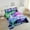 Green Purple, variant on Purple Dragon 3 Pcs King Size Comforter Set,Ancient Mysterious Animal Down Alternative Adults Bedroom Decor,Purple Cloud Ultra Soft Microfiber Inner Fill 3Pcs Bedding