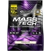Muscletech Mass Tech Gainer Protein Powder, Vanilla, 60g Protein, 12 Lb