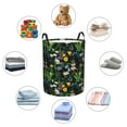 thumbnail image 6 of Balery Chamomile Round Laundry Basket with Handles Waterproof Freestanding Laundry Hamper for Clothes Toys in the Dorm and Family-Small, 6 of 8