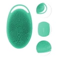 thumbnail image 3 of Unique Bargains Hangable Oval Bath Brush Shower Brush 1 Pc Green, 3 of 6