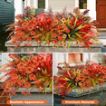 thumbnail image 6 of AcerichFad Artificial Fall Flowers for Outdoors, 24 Bundles Fall Fake Plants Plastic Faux Flowers for Outdoor Indoor Autumn Thanksgiving Garden Yard Window Home Decor, 6 of 7