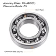 thumbnail image 4 of Uxcell 40x80x18mm 6208 Deep Groove Ball Bearings C3 Open Type Chrome Steel, 4 of 5