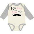 thumbnail image 3 of Inktastic Big Sister to a Little Mr. Girls Long Sleeve Baby Bodysuit, 3 of 5