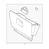 Genuine OE Ford Glove Box Assembly - 9L7Z-78060T10-CB