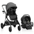 thumbnail image 1 of Evenflo Pivot Xpand Modular Travel System w/LiteMax Car Seat, Sabino Gray, 1 of 12
