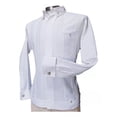 thumbnail image 1 of Guayabera De Lino Presidencial Platino Slim Fit Domménico, 1 of 6