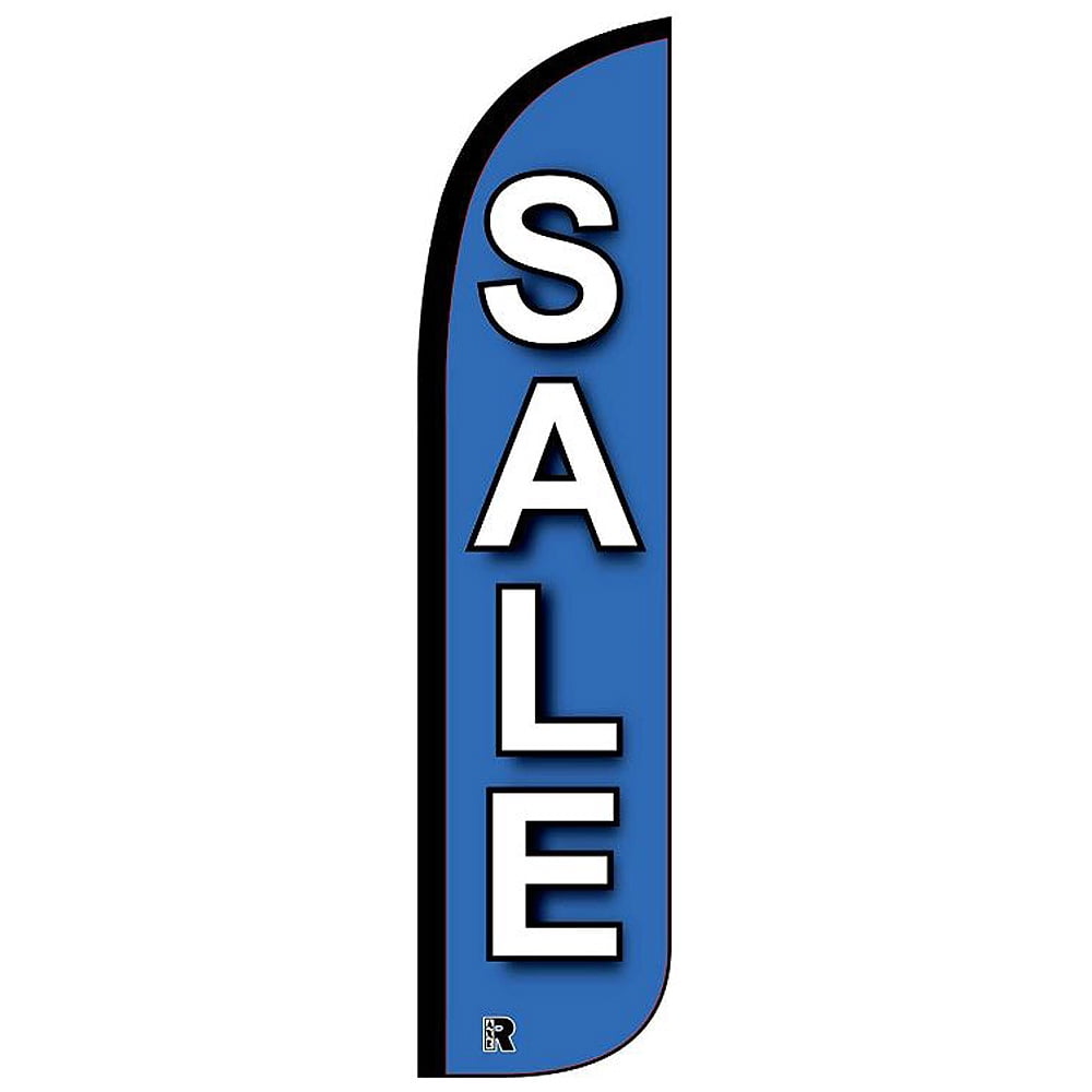 Self Storage Swooper Flutter Advertising Feather Flag Storage Available Blue/Wht 