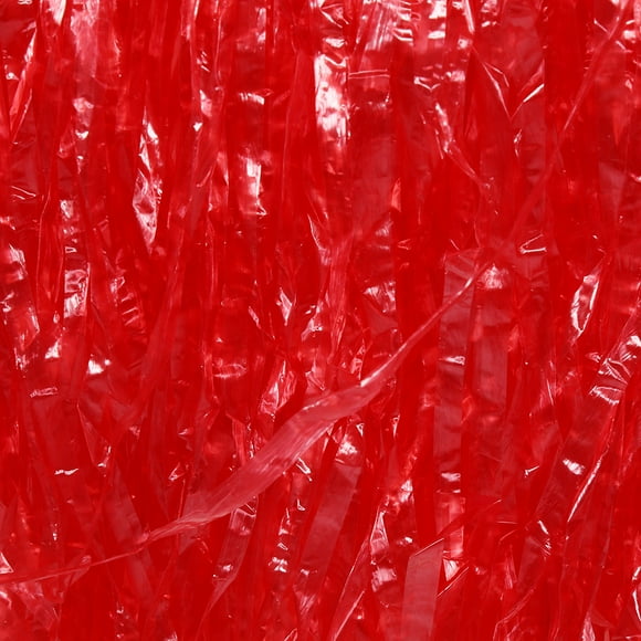 Colorful Flower Hawaiian Tropical Party Table Grass Skirt Summer Beach Parties Decor(Red)