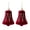 E, variant on Ruanlalo 2 Pcs Velvet Christmas Ornaments Shatterproof Glitter Sequins Flocked Bell/Candy Cane/Ice Isicle Hanging Decoration for Xmas Tree Holiday Home Party Decor