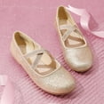 thumbnail image 3 of DREAM PAIRS Girls Ballerina Dress Shoes Mary Jane Flats, 3 of 5