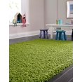 thumbnail image 5 of Unique Loom 3136681 8 x 10 ft. Solid Shag Rectangular Rug, Grass Green, 5 of 5