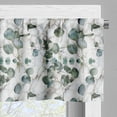 thumbnail image 3 of Ambesonne Eucalyptus Window Valance, Cold Leaves Marble Print, 54" X 18", Pale Reseda Green Grey, 3 of 4