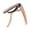 Rose gold, variant on Guitar Moving Capos Sliding Capos Adjustable Zincs Alloy Soft Silicone Pad Capos for Tuning Tone of String Instrument