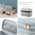 thumbnail image 4 of Naiovety Bolsa de almacenamiento Bolsas simples Zip Sólido Ligero Paquete portátil Cosméticos Pastas de dientes Cepillo de dientes Negocios Almacenamiento y organización del hogar Blanco, 4 of 6