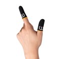 thumbnail image 2 of facefd 2 Pièces Téléphone Intelligent Jeux Manches Doigts Gants Anti-Transpiration Écran Tactile Portable Confortable Contrôleur Réutilisable Couvre Noir, 2 of 5
