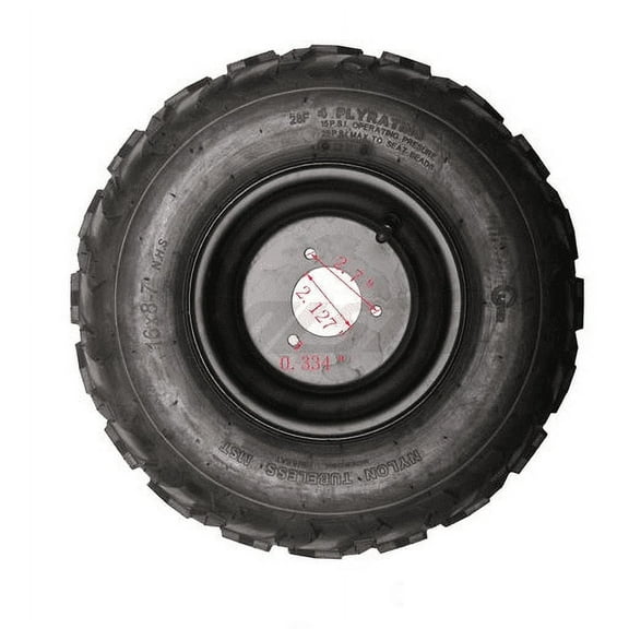 Front or Rear ATV Wheel 16×8.00-7 (Left Side, 3.5" mounting hole)