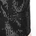 thumbnail image 7 of Zaldita Mens Sparkly Sequins V-Neck Vest Button Down Hipster Dress Suit Nightclub Party Waistcoat Black 3XL, 7 of 7
