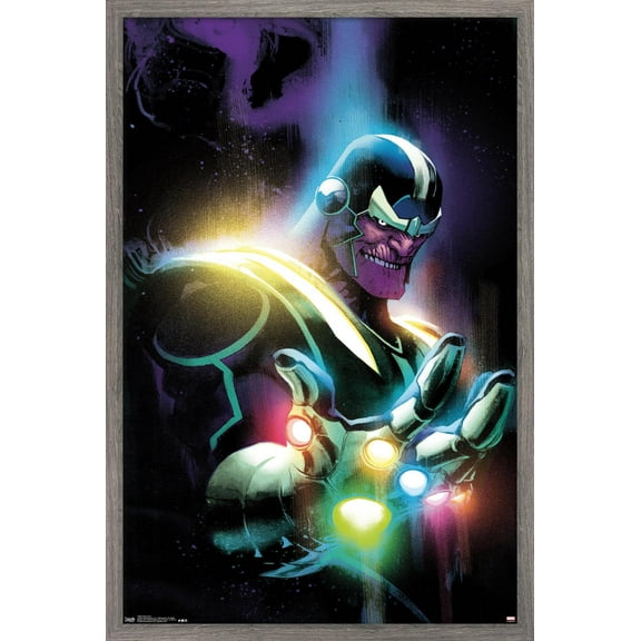 Marvel Comics - Thanos - Cover #13 Wall Poster, 14.725" x 22.375", Framed