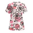 thumbnail image 3 of Ultrave Womens Tops Dressy Casual with Pockets Short-Sleeve T-Shirt Classic-Fit Summer Clearance, 3 of 3