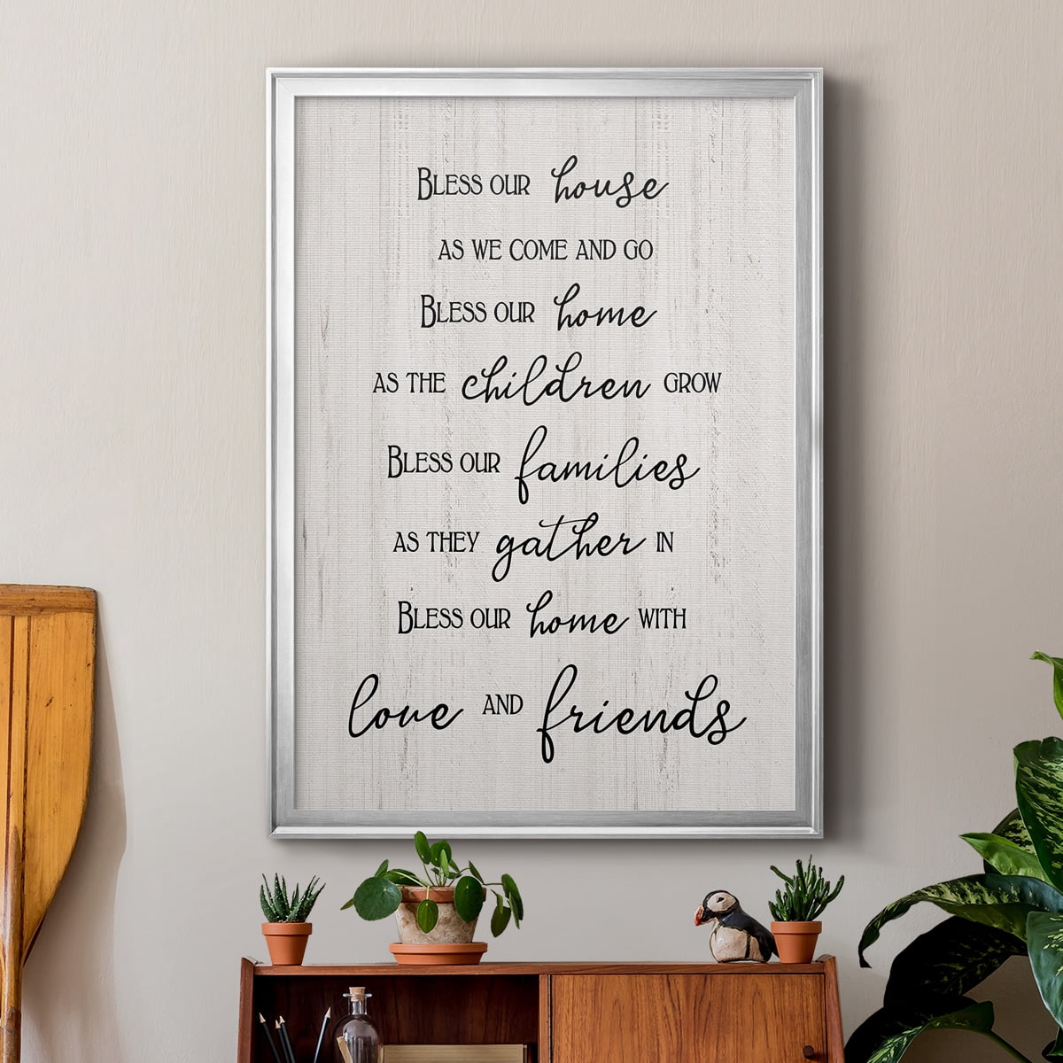 Love and Friends Premium Framed Print - Ready to Hang