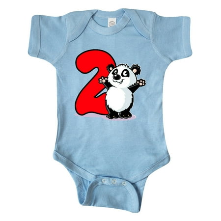

Inktastic 2nd Birthday Panda Gift Baby Boy or Baby Girl Bodysuit